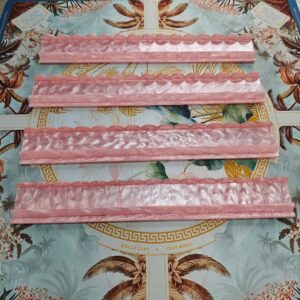 2-粉色贝壳波浪17.5/20in亚克力