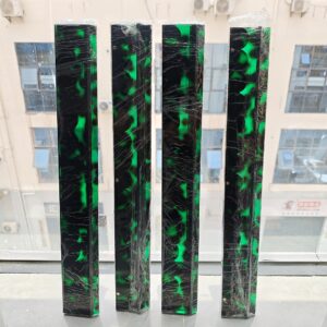 4-绿色玳瑁波浪17.5/20in亚克力